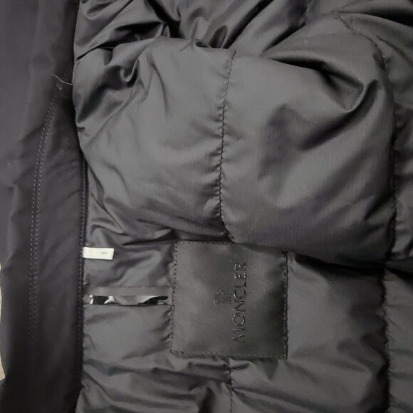 Moncler Maset Zip Shacket Down Jacket Black Mens Size 2 Medium $1690 - Picture 7 of 13